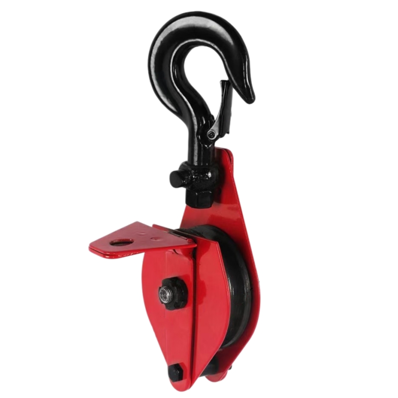 单轮钢丝绳滑车带钩4 单轮钢丝绳滑车带钩4