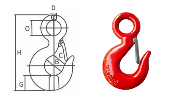 320C美式货钩参数图