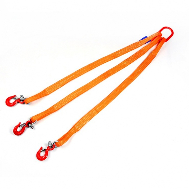 Polyester 4 leg flat lifting webbing sling