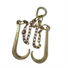 G70 Alloy Steel Forged J Type Tow Hook with Ellipse Hole