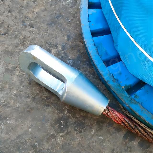 Soquete de fundição fechado G417 para linga de cabo de aço