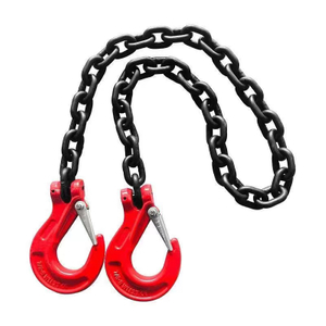 Single Leg Lifting Chain Sling with Hooks on Both End