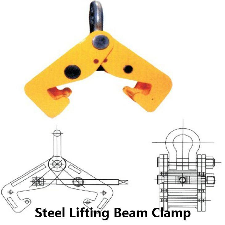 Зажим стальной подъемной балки