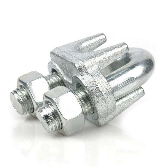 Elektrisch verzinkte Drahtseilklemme DIN 741