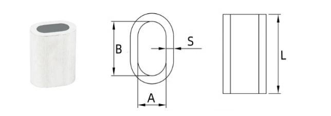 DIN3093铝套参数图