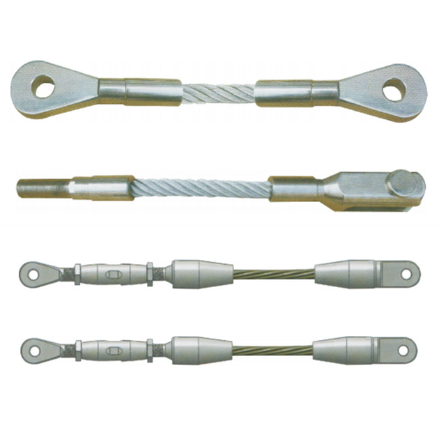 Fork Adjustable Wire Rope Assembly with Threaded