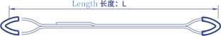 lenght of webbing sling