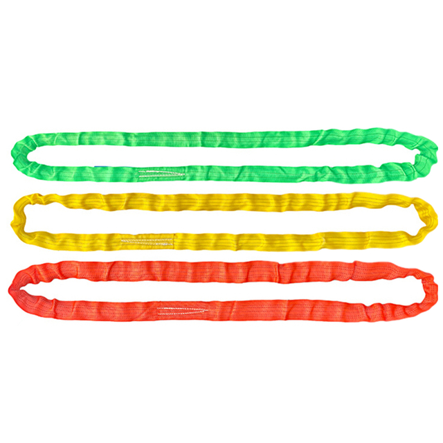 Round endless loop sling rigging