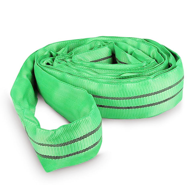2T Green Endless Soft Round Sling