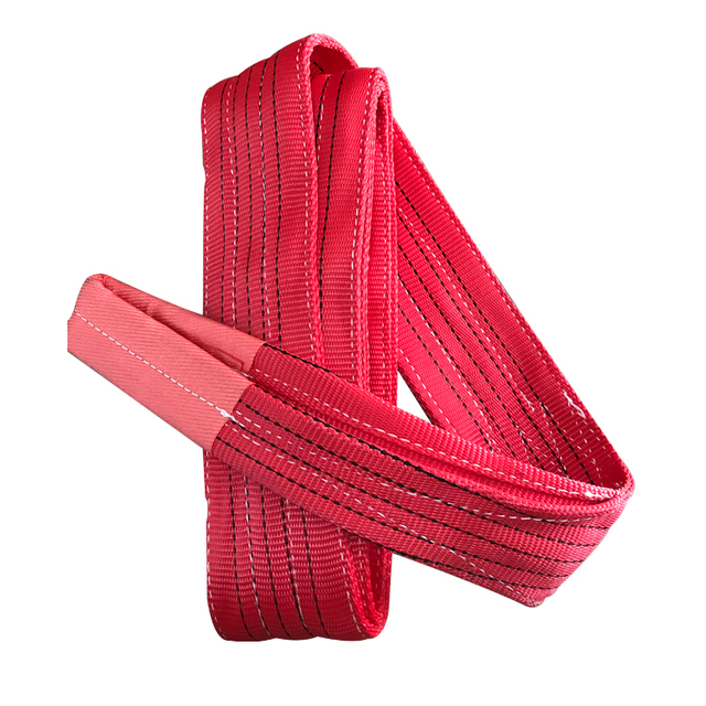 5 ton lifting straps red webbing slings belt