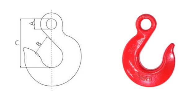 eye slip hook-drawing