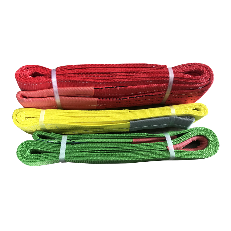 5 ton lifting straps red webbing slings belt