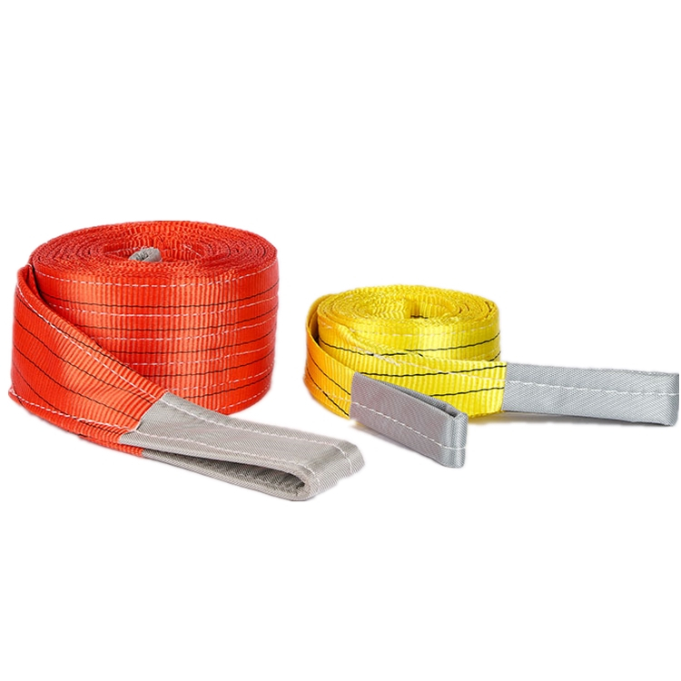 duplex polyester flat double ply lifting webbing slings