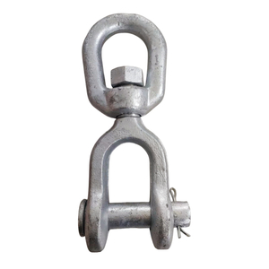 Hot Dip Galvanized Drop Forged G403 Jaw And Eye Swivel Link