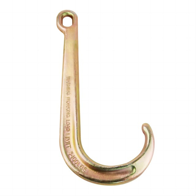 G70 Alloy Steel Forged J Type Tow Hook with Ellipse Hole