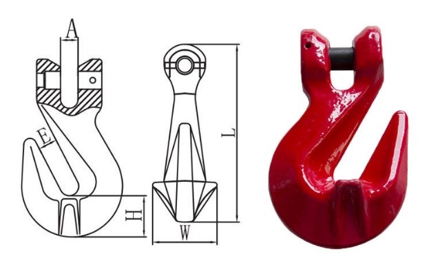 clevis grab hook-drawing