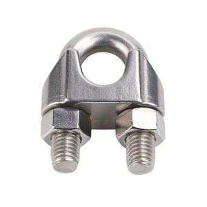 Collier de serrage pour câble métallique en acier inoxydable DIN 741