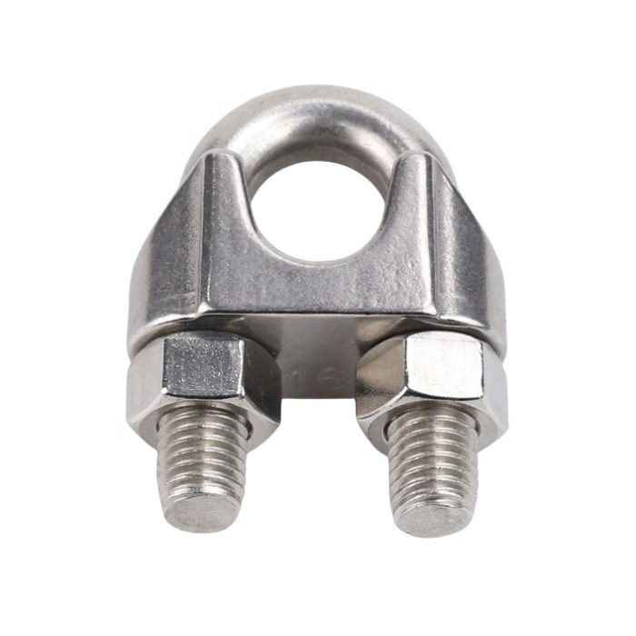 Collier de serrage pour câble métallique en acier inoxydable DIN 741