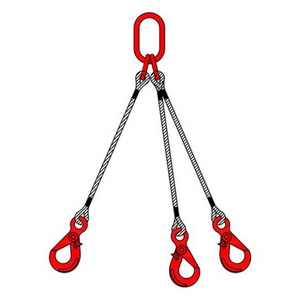 Three Leg Wire Rope Sling for Lifting