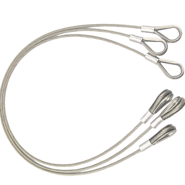 304 316 Stainless Steel Pressed Wire Rope Sling
