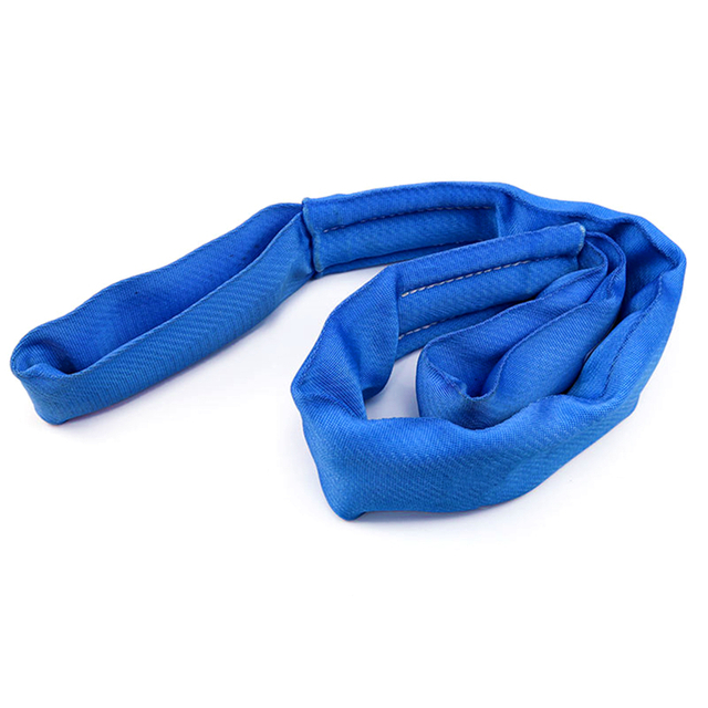 Blue eye to eye round sling 8 ton