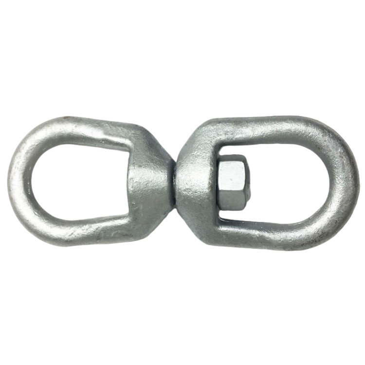 Hot Dip Galvanized Drop Forged G402 Regular Eye And Eye Swivel Link