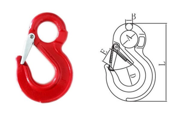 eye sling hook-drawing