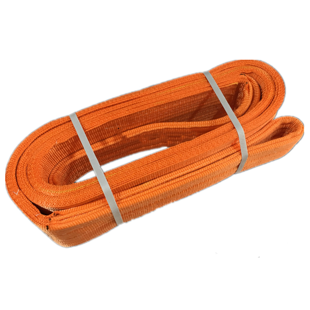 Two Ply Flat Industrial Heavy Lifting Polyester Web Sling Belt 